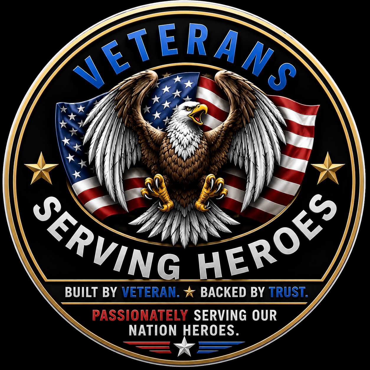 Veterans Serving Heroes logo